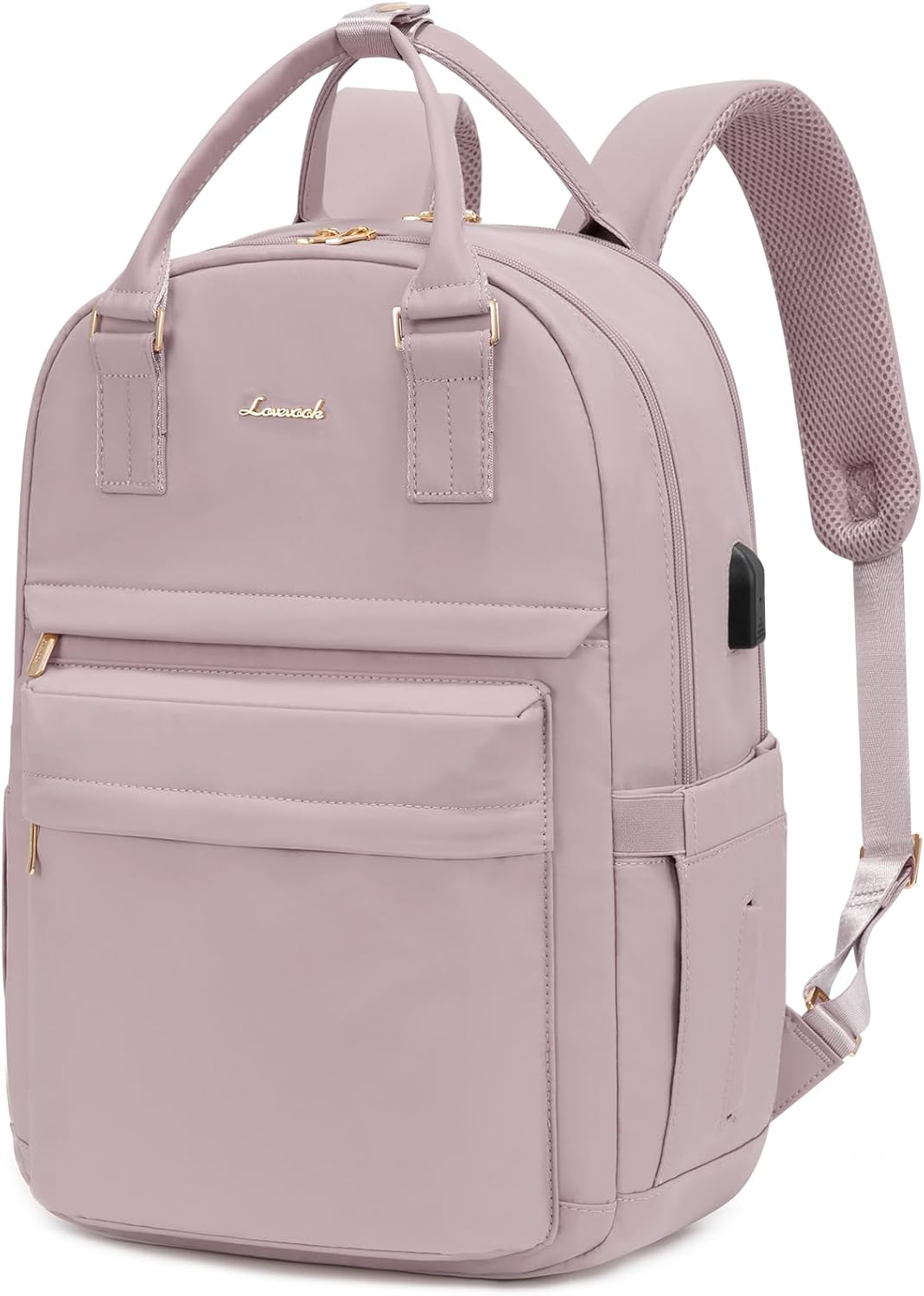 LOVEVOOK Laptop Backpack for Women with USB Port and Style
