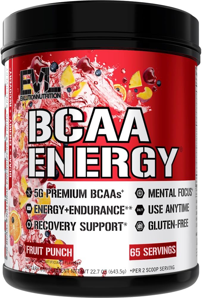 EVL BCAAs Amino Acids Powder for Muscle Recovery and Growth