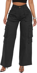 Camouflage Cargo Pants for Women High Waist Relaxed Fit - Baggy