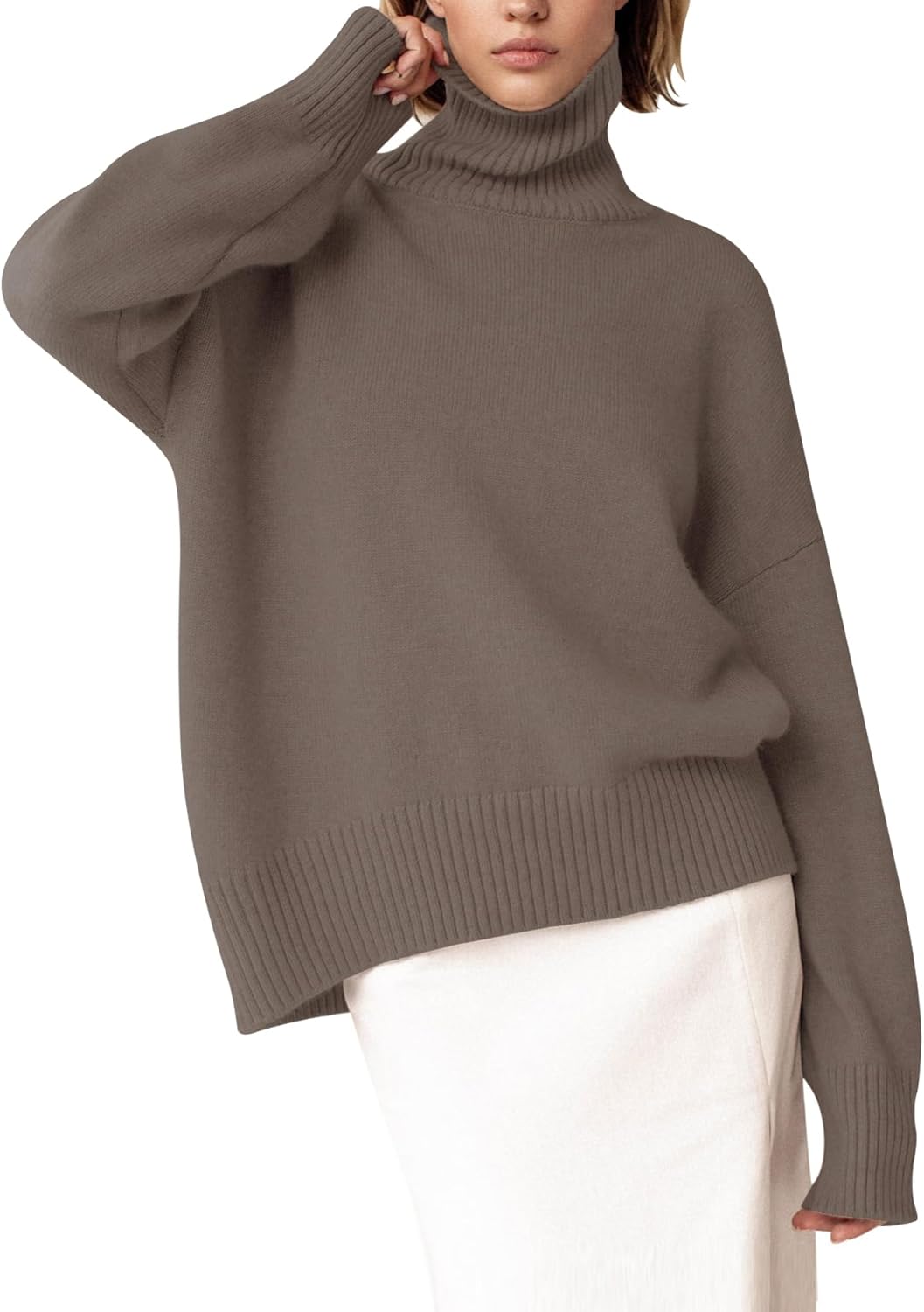 YKR Women's Turtleneck Sweater for Trendy Fall Winter Style