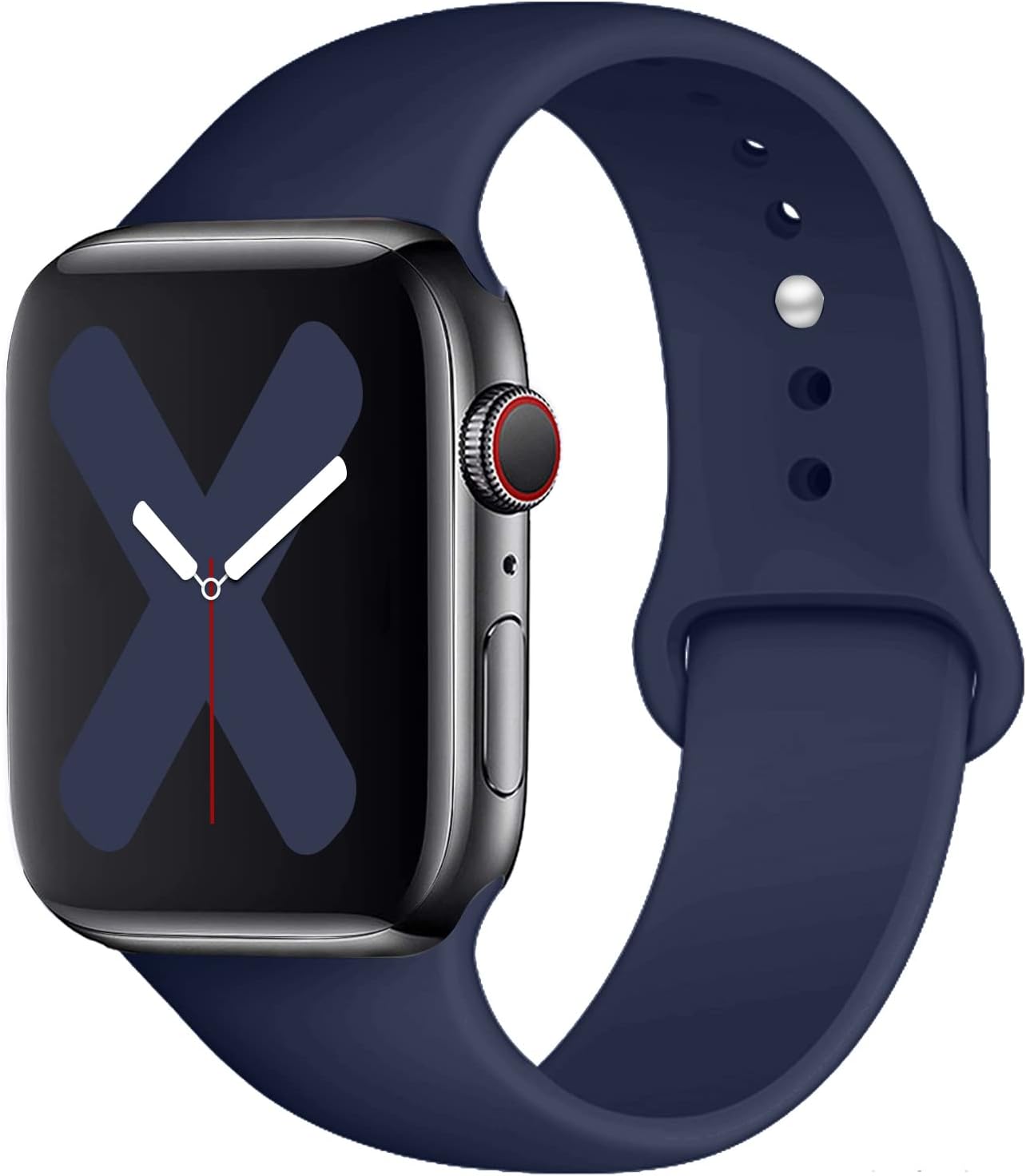 Soft Silicone Sport Band for Apple Watch - Stylish & Secure Fit