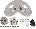TRQ Rear Brake Pad & Rotor Kit Ceramic Compatible with 2008-2015 Scion