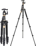 60 Inch Compact Camera Travel Monopod Tripod - Lightweight 5-Section