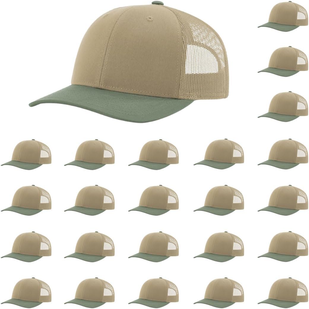 Richardson 112 Classic Six-Panel Adjustable Snapback Trucker Cap
