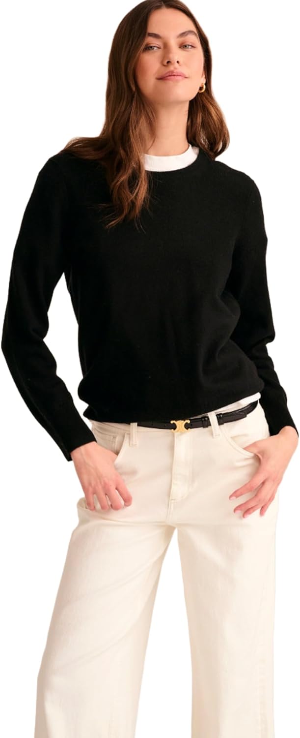 Women's Cashmere Crewneck Sweater - Classic Wardrobe Staple