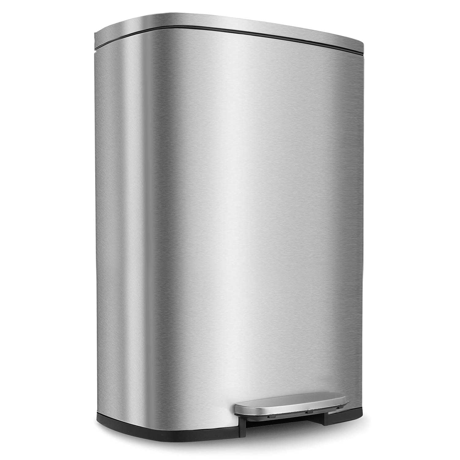 BestOffice 13 Gallon Trash Can with Lid for Home and Office