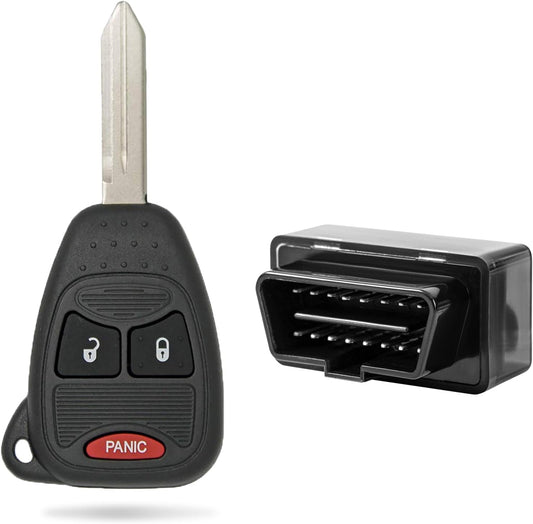 Keyless Entry Remote Kit 3 Button for Chrysler Dodge Jeep