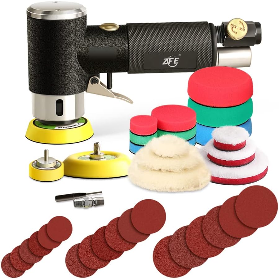 1/2/3 Inch Random Orbital Air Sander for Auto Body Work