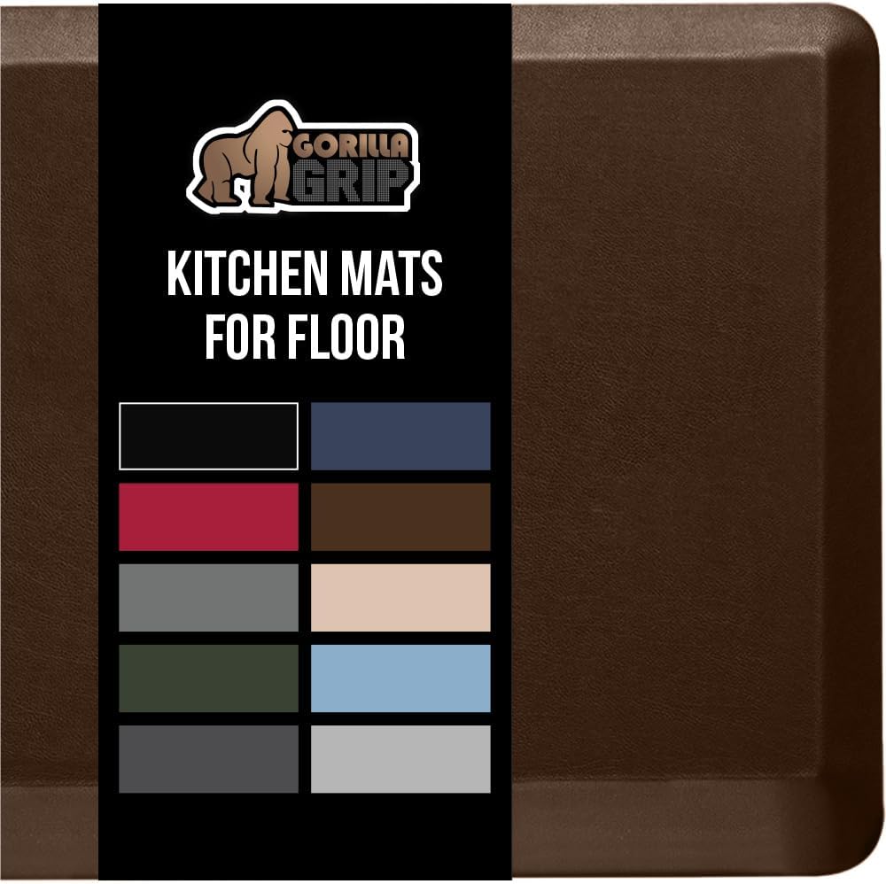 GORILLA GRIP Comfortable Cushioned Kitchen Mats for Floor