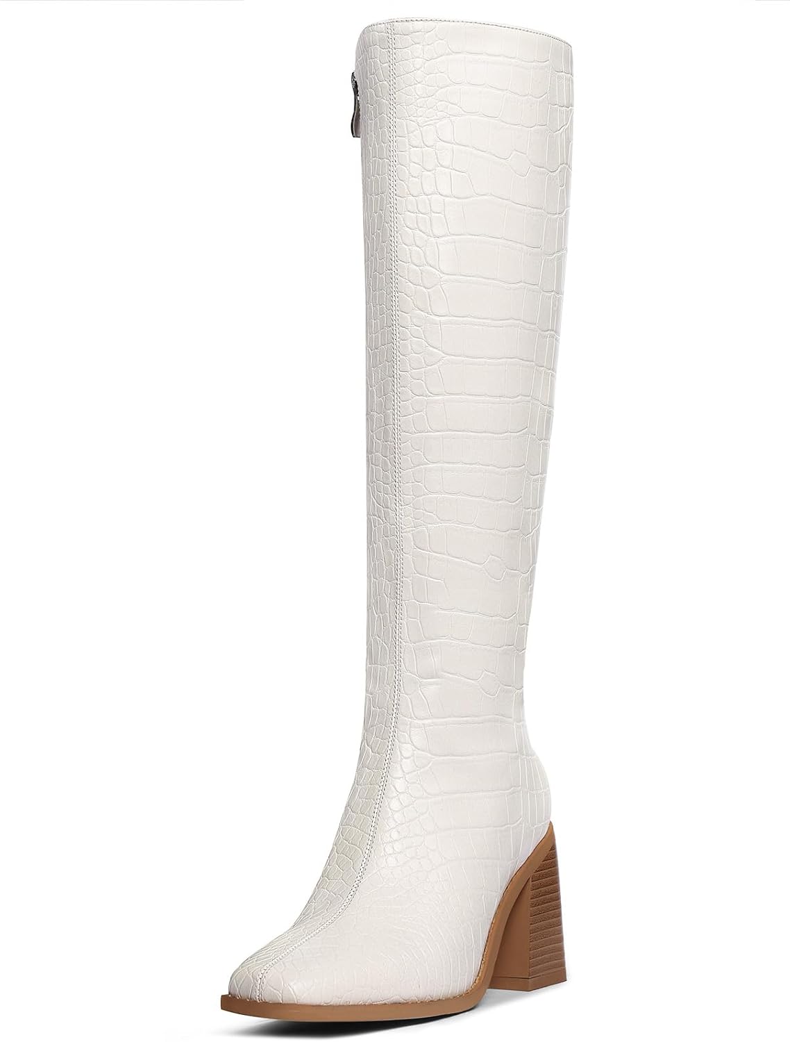 Stylish Knee High Boots for Women with Chunky Block Heel