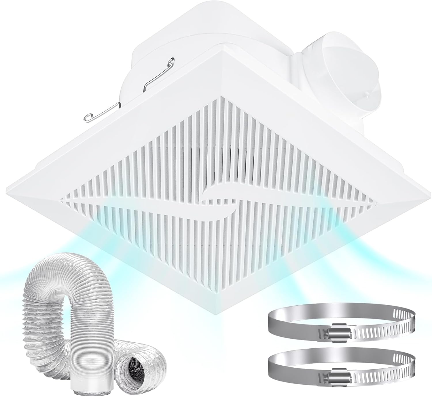 Hon&Guan Bathroom Exhaust Fan: Quiet 111 CFM Ventilation Solution