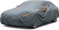 16 Layers Vinyl Car Cover for Sedans - Waterproof All-Weather Fit