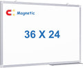 White Board Dry Erase 36 x 24 in Magnetic Whiteboard - Versatile Wall