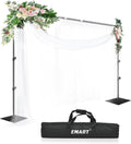 EMART Backdrop Stand 10x10ft Width Adjustable Photography Support