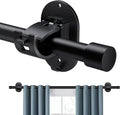 Curtain Rods for Windows No Drilling 30 to 45 in - Easy Install Rental