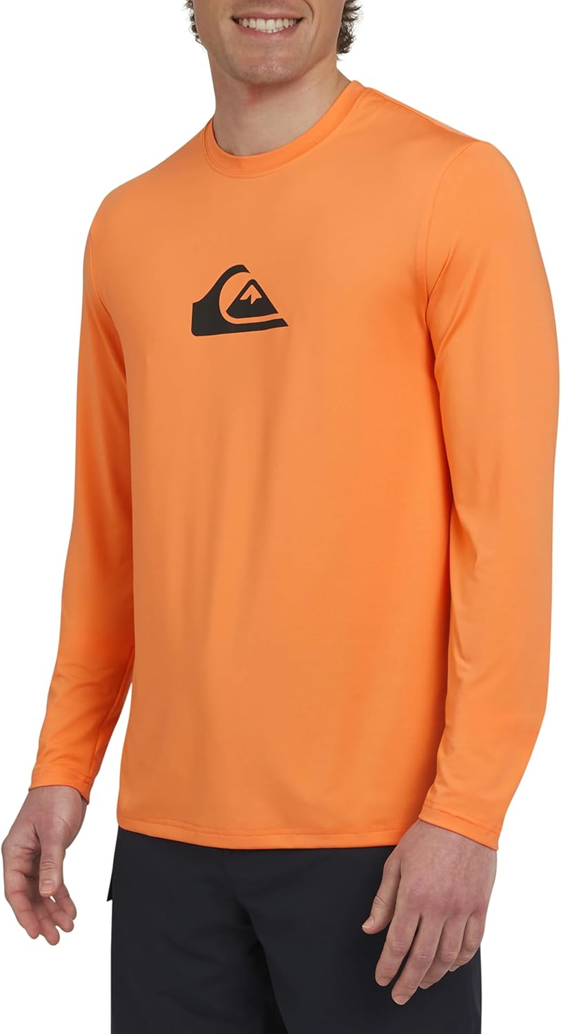 Quiksilver Men's Swimwear Long Sleeve UPF 50 Rash Guard Shirt