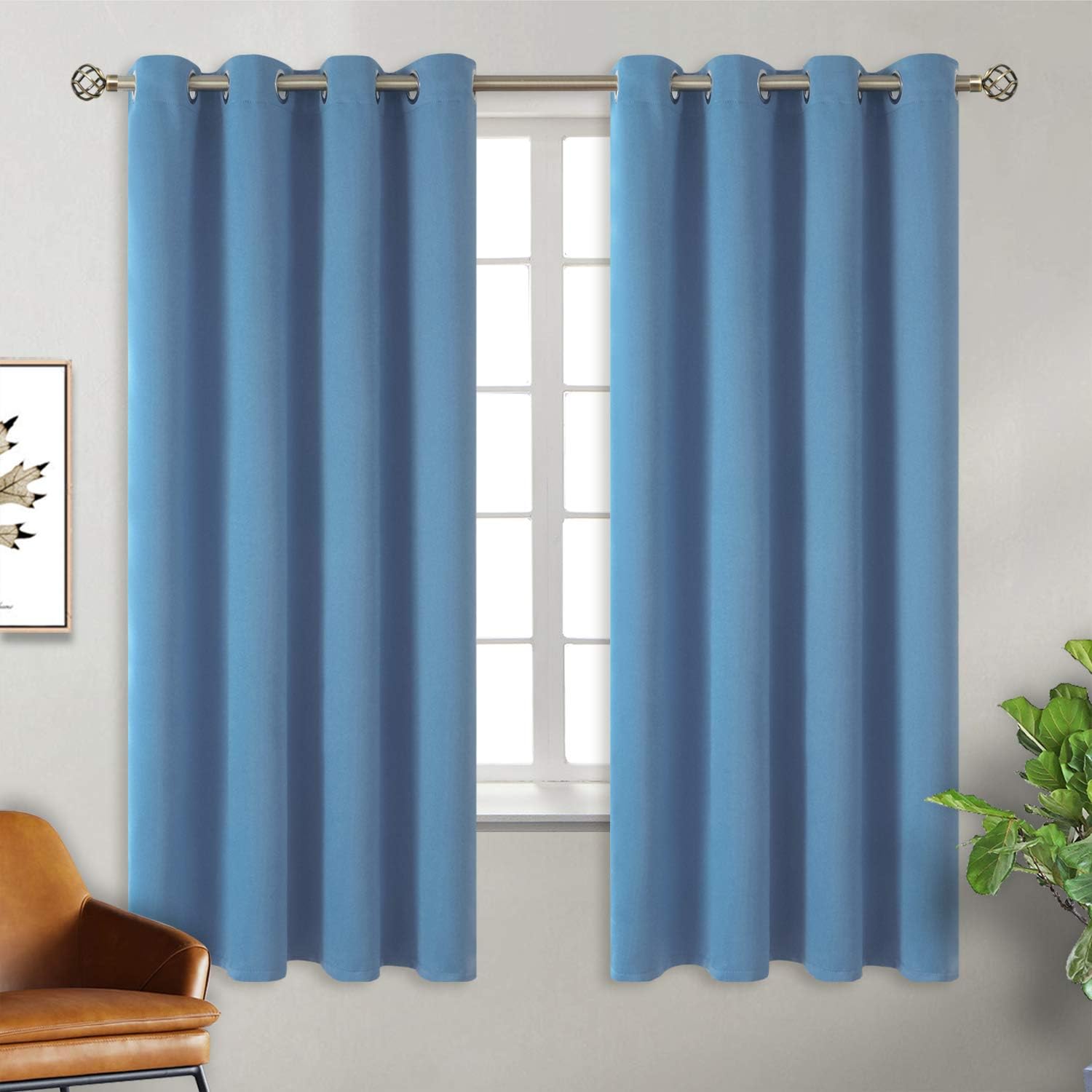 BGment Blackout Curtains for Bedroom - Thermal Insulated Panels
