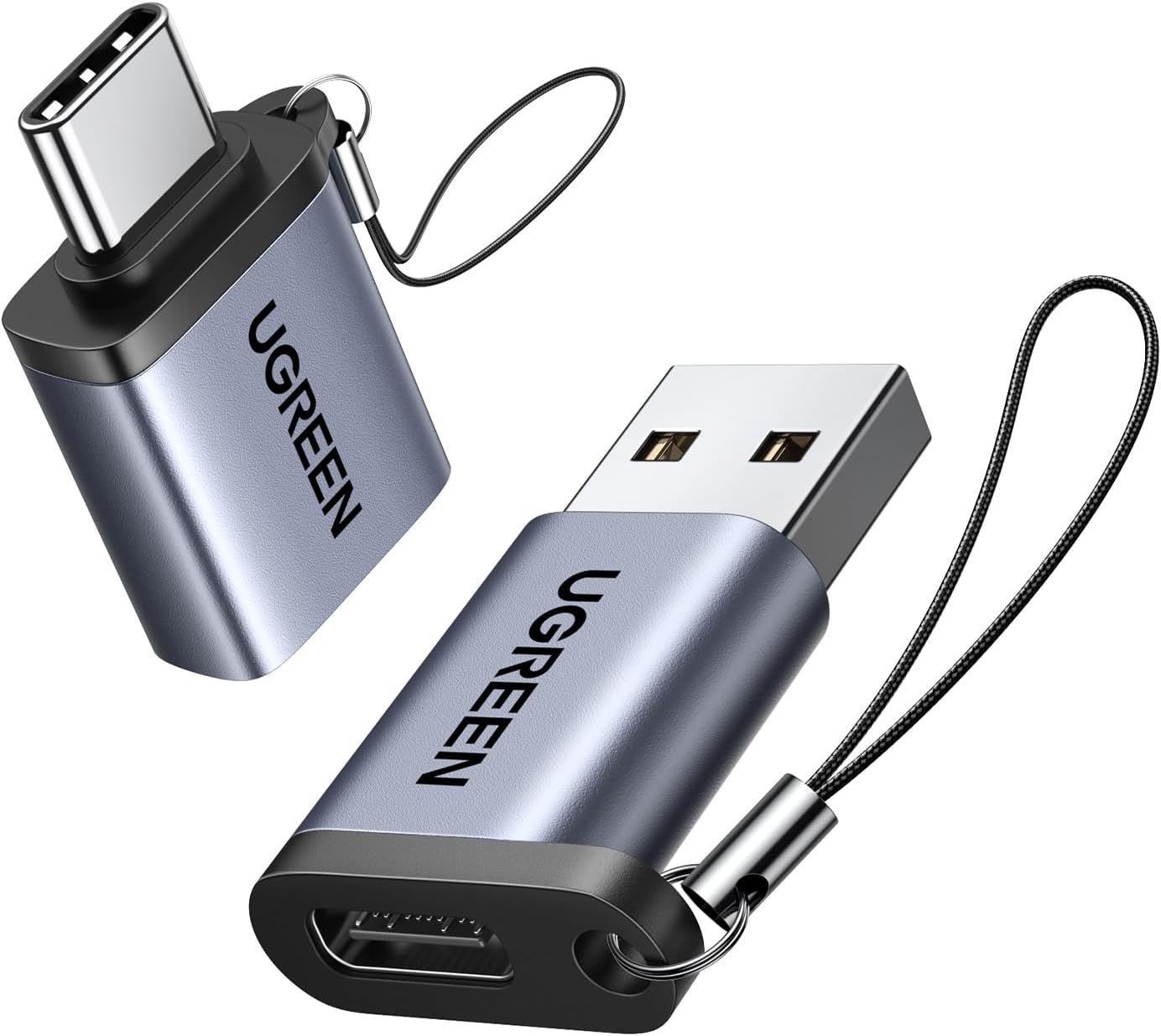 Fast Data Transfer: UGREEN USB-C to USB Adapter 2 Pack