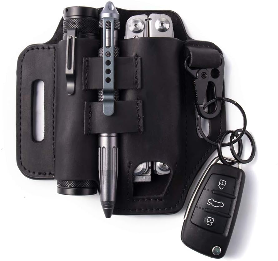 Ultimate Multi-Tool Organization - Gentlestache Leather Sheath