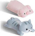2 Pcs Keyboard Wrist Rest Pink Kawaii Mouse Pad With Hand Rest - Cute