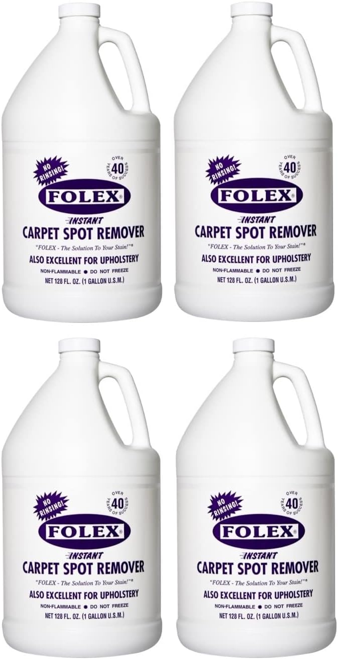 FOLEX Instant Carpet Spot Remover 128oz Pack of 4 for Stains