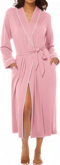 Ekouaer Kimono Robes for Women Long Lightweight Knit Bathrobe - Soft
