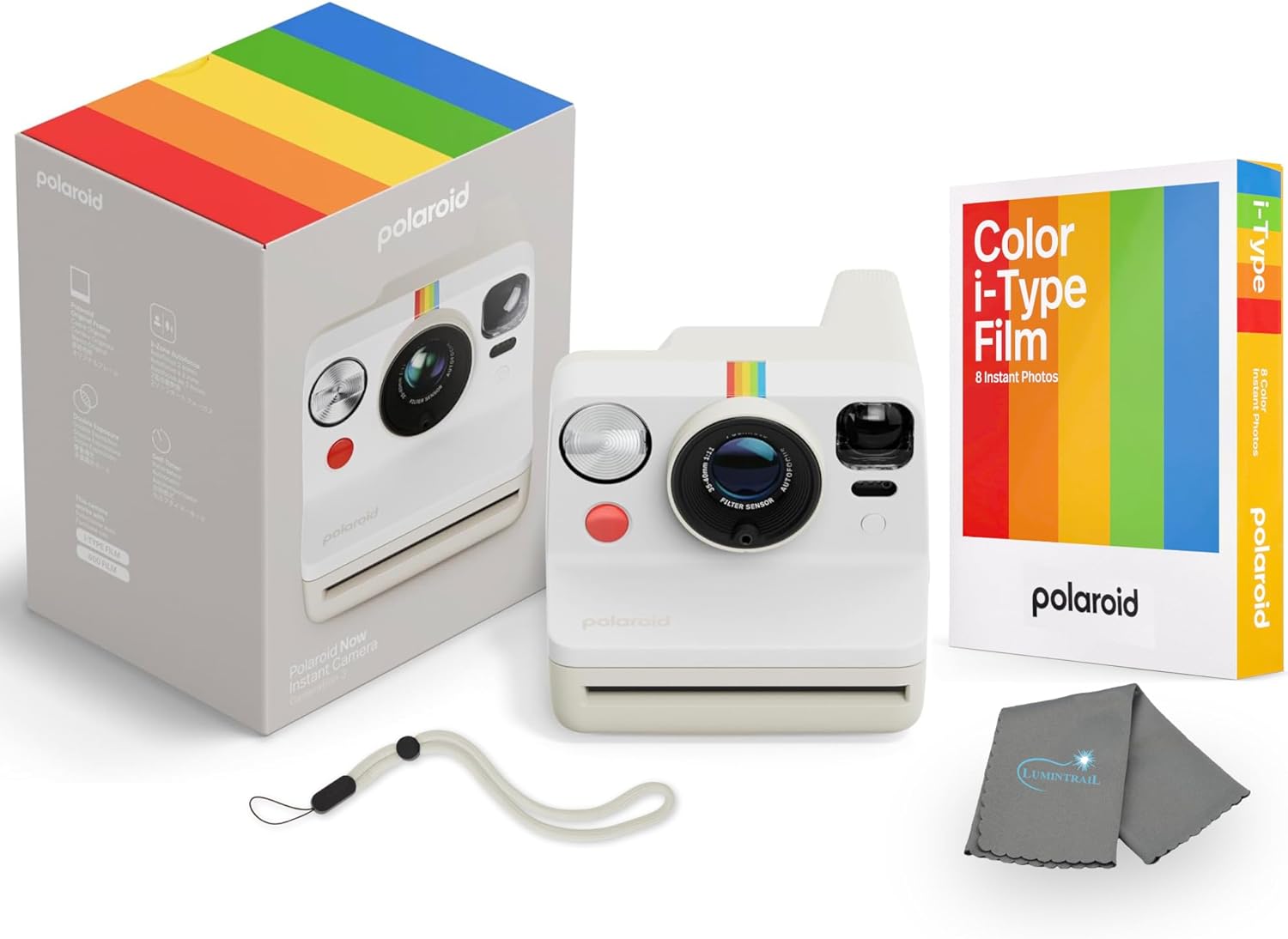 Polaroid Now 3rd Generation Instant Camera Bundle with Film