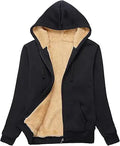 SCODI Women's Zip Up Hoodies Casual Winter Sherpa Lined Sweatshirt
