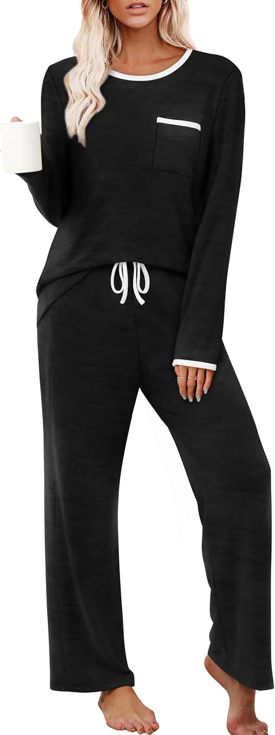 XIEERDUO Womens Pajama Sets for Cozy Autumn and Winter Nights