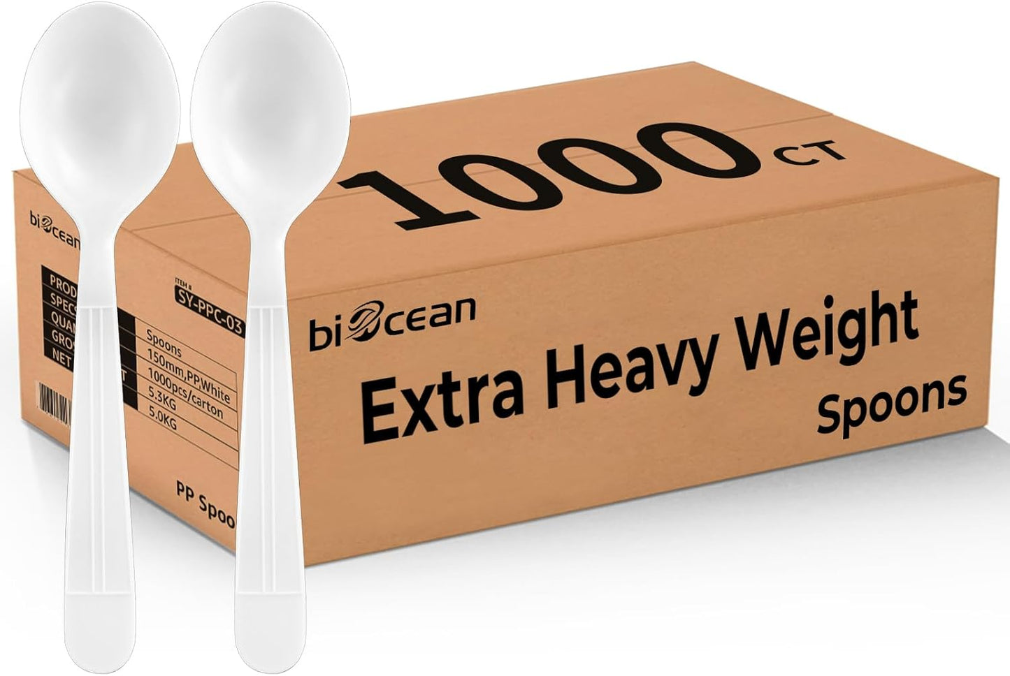 Extra Heavy Duty Disposable Plastic Spoons for Any Occasion