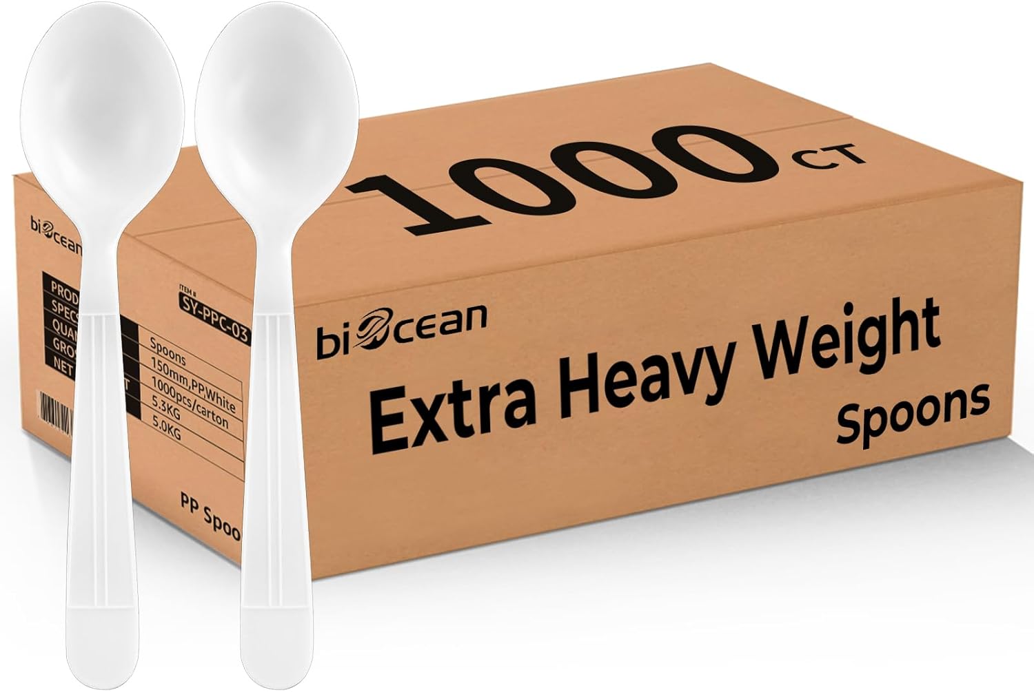 Extra Heavy Duty Disposable Plastic Spoons for Any Occasion