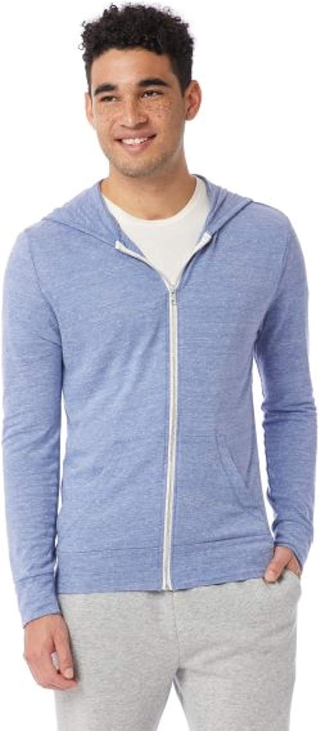 Alternative Men's Eco Zip Up Camo Hoodie for Comfort and Style