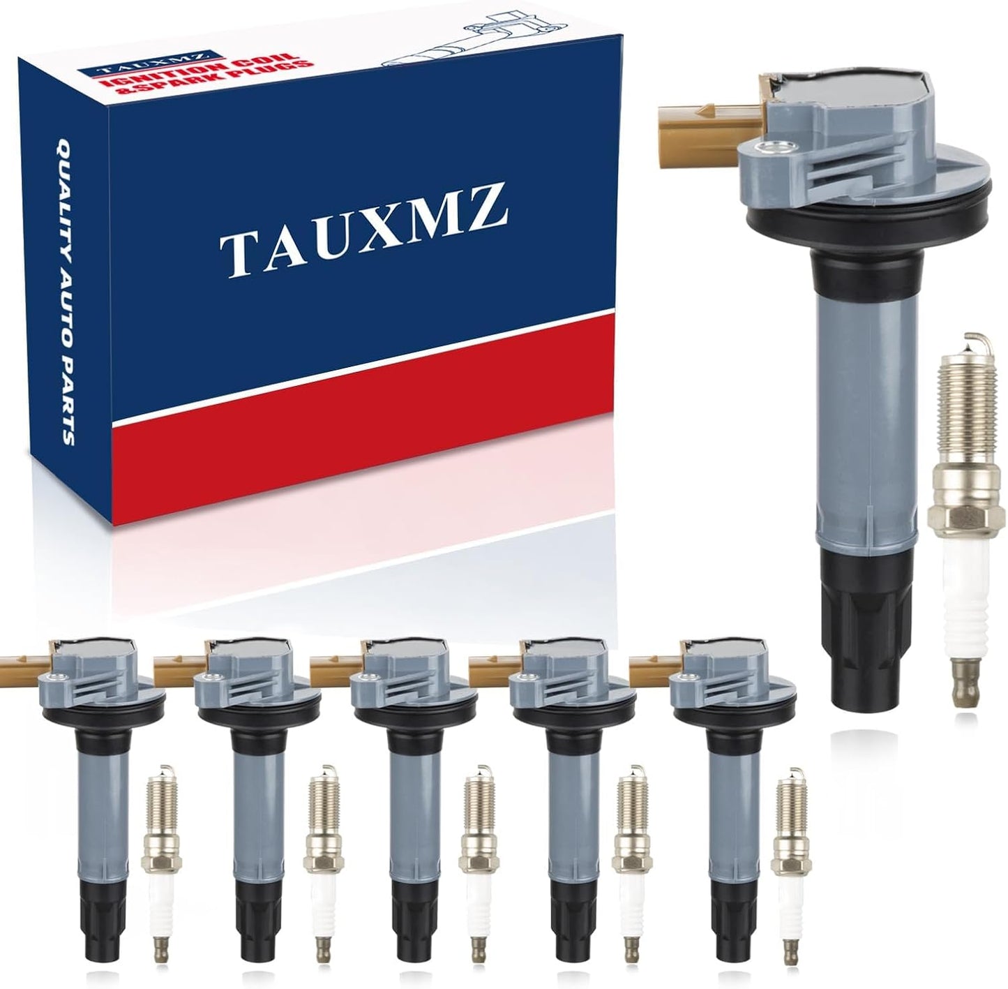 Ignition Coils UF646 and Spark Plug SP534 for Ford Vehicles