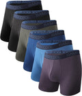 BAMBOO COOL Breathable Men's Boxer Briefs 6 Pack - Comfortsoft Fit