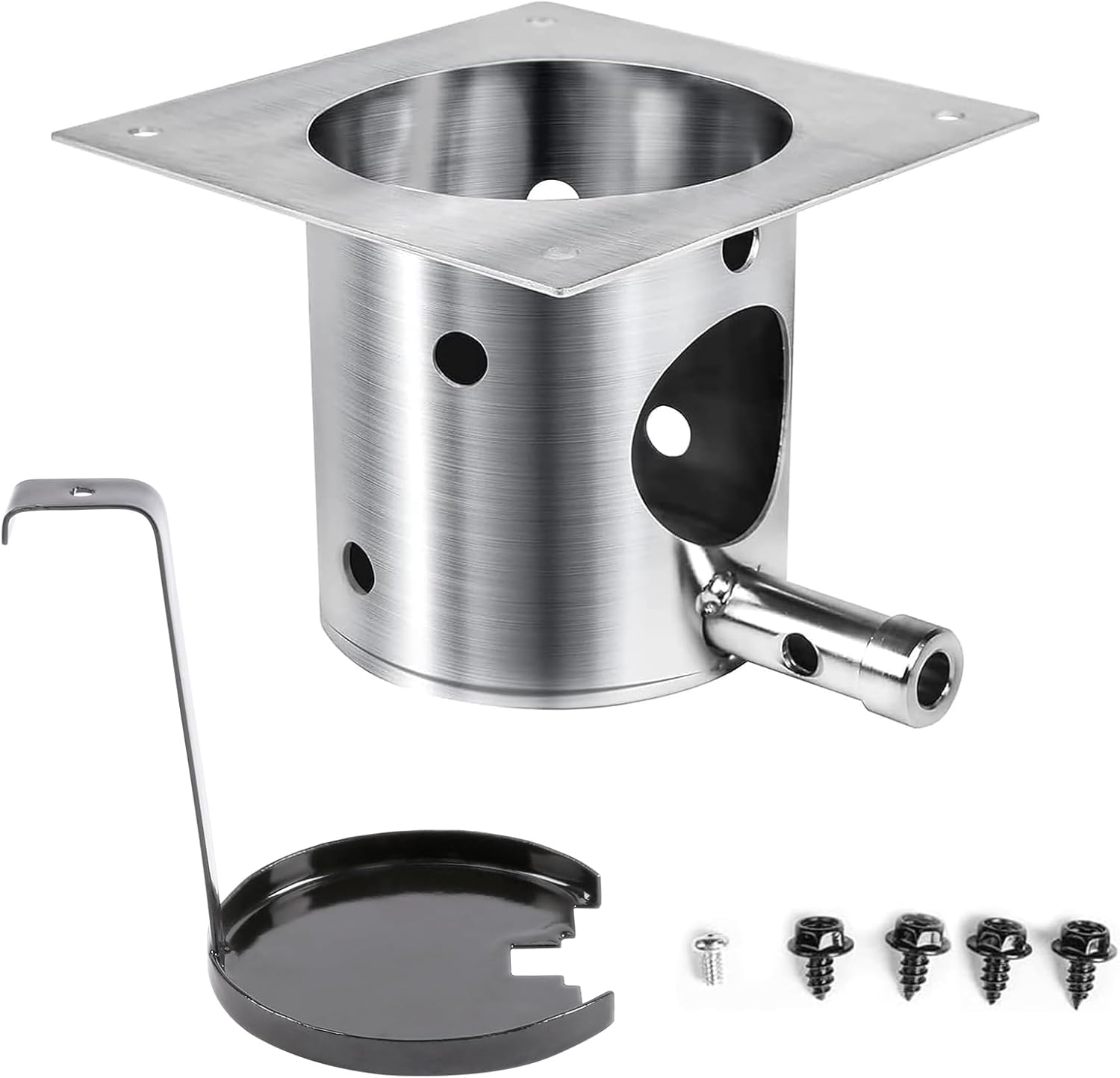 QuliMetal Stainless Steel Fire Burn Pot for Traeger Grills