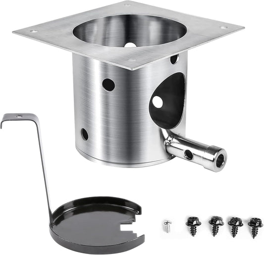 QuliMetal Stainless Steel Fire Burn Pot for Traeger Grills