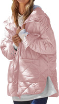Dyexces Quilted Puffer Jacket Hooded Long Sleeve - Lightweight Warm If