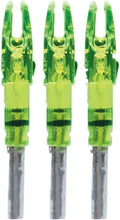 Lumenok Signature Nock Green 3-Pack - Bright Flight Tracking