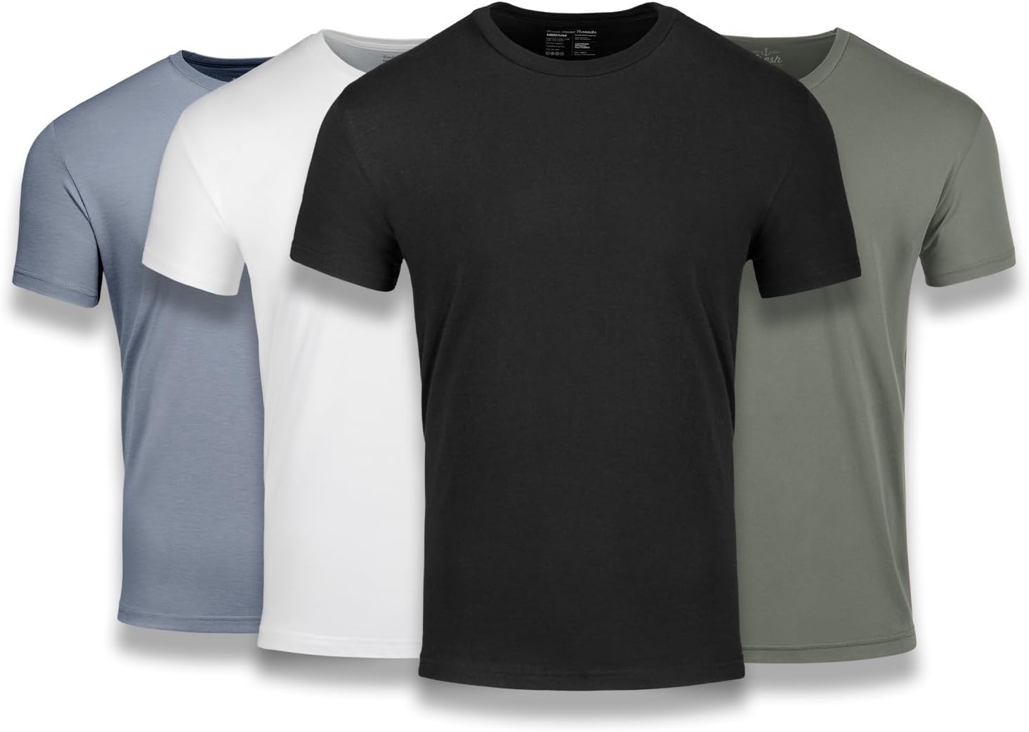 Fresh Clean Threads Men's Crew Neck T-Shirts for Ultimate Comfort