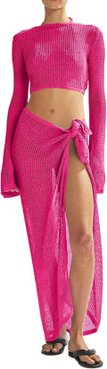 Chic Women's Swimsuit Cover Ups Set for Elegant Poolside Fashion