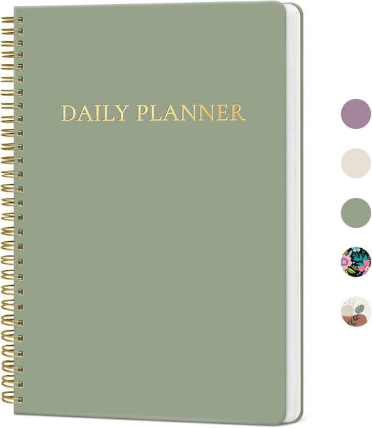 ZOTIA Green Daily Planner - Organize Tasks & Appointments