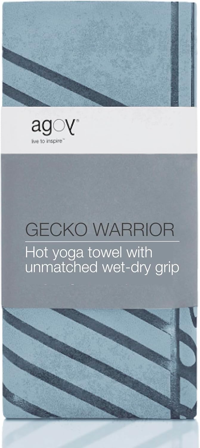 Gecko Warrior Microfiber Yoga Towel - Non-Slip Grip