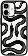 Clear Black Compact iPhone 16 Case - Slim 4 ft. Protection