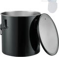 Fryer Grease Bucket 8 Gal Oil Disposal Caddy - Stainless Steel