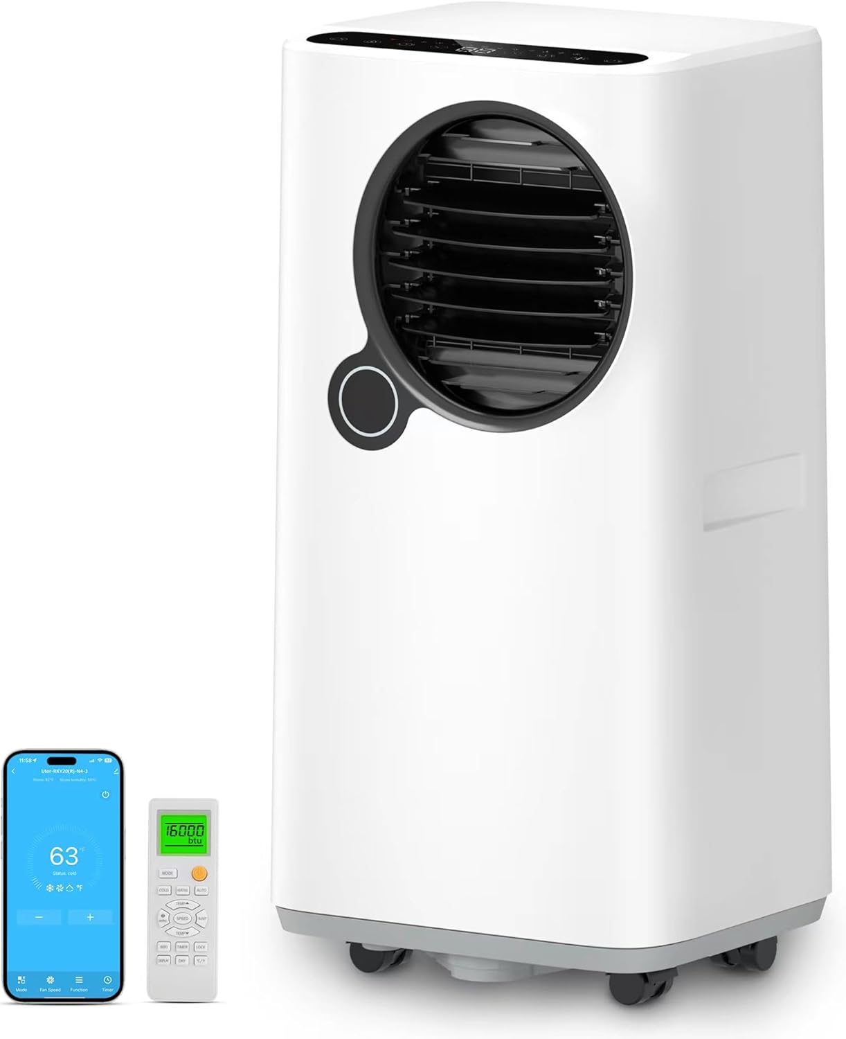Portable Air Conditioners 16000 BTU with 5-in-1 Functionality