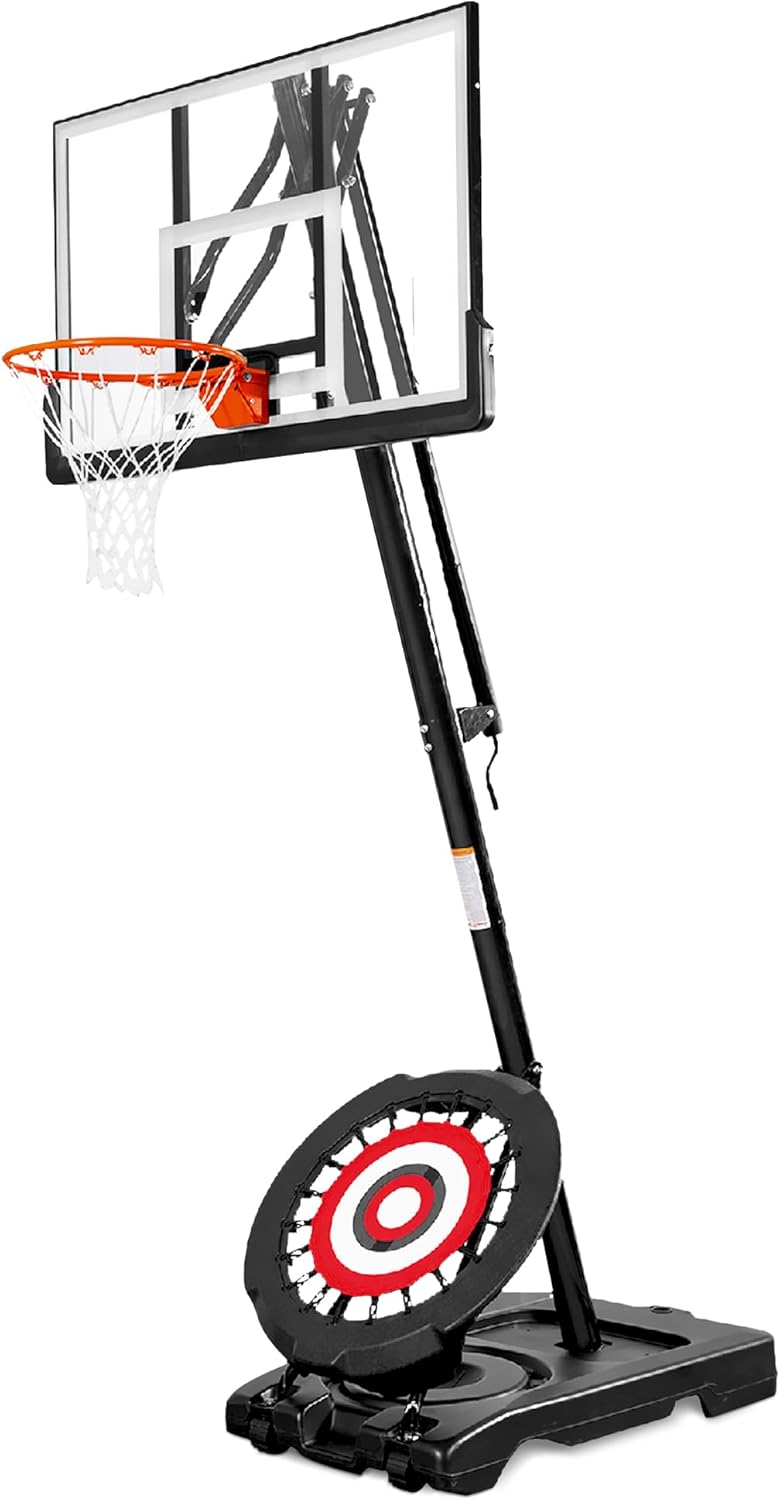 Portable Basketball Hoop with Adjustable Height for All Ages