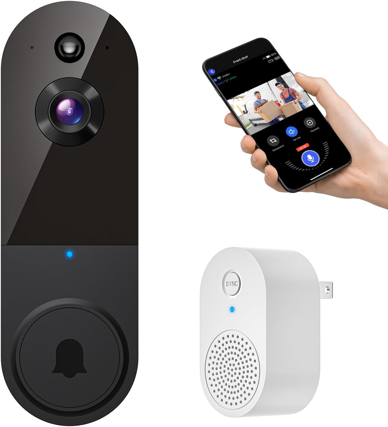 FineLuck Smart Doorbell: AI Human Detection