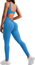 Long Sleeve Jumpsuit for Women Workout V Back Bodysuit - Sculpting