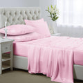 Lanest Housing Silk Satin Sheets King Size - Cooling, Soft Luxury