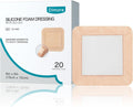 Dimora Silicone Foam Dressing with Border Adhesive 6x6 in - Gentle